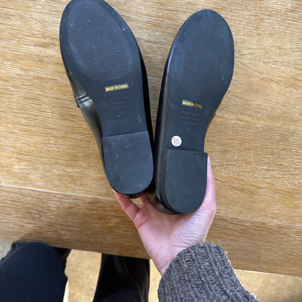 Intentionally Blank Penny Loafers —black - Picture 3 of 4